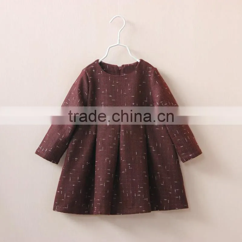 latest dress designs for kids children girls plain cotton dress