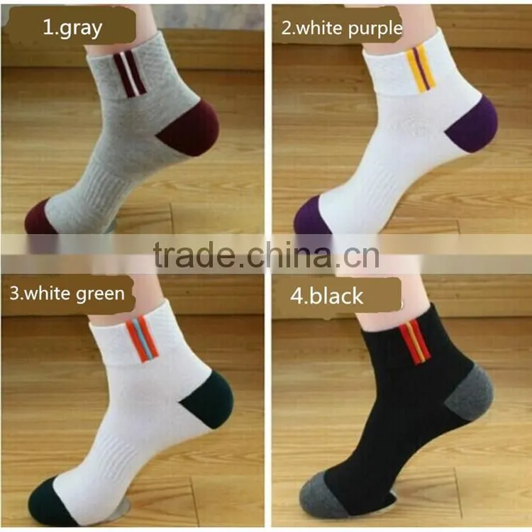 China socks factory Soft wellness breathable men socks black simple men socks compression sock