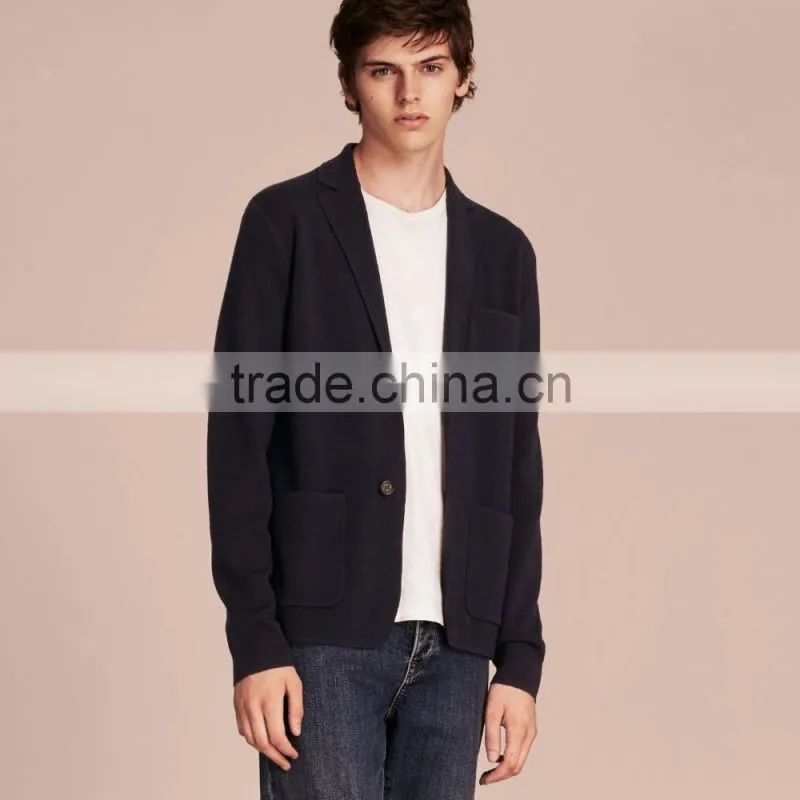 New Design Men's 100% Cashmere Cardigan Sweater