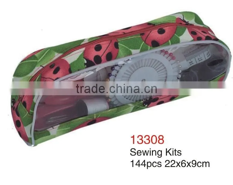 D&D PVC sewing kit set in Zipper Pouch with accessories household & traveling accessory (No13301)