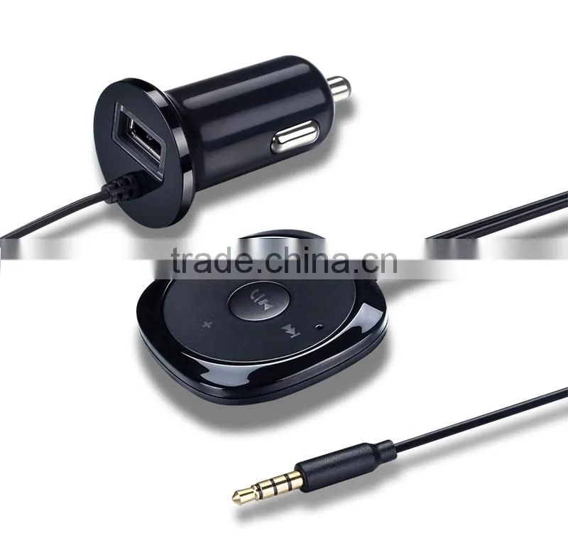 Factory Outlet New BC20 Car Bluetooth Handsfree Car Bluetooth Audio Receiver Car Bluetooth AUX