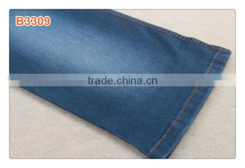 9.5oz dark blue stretch denim jeans fabric made in China