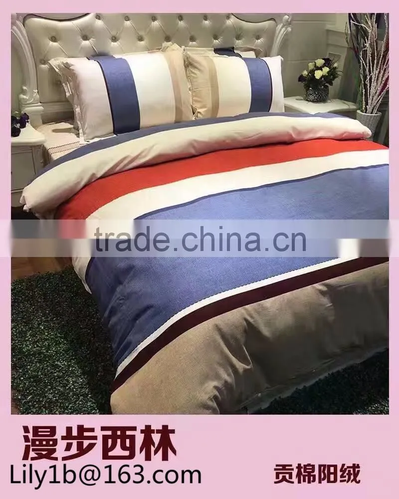 100% cotton bedding set heart bedding set