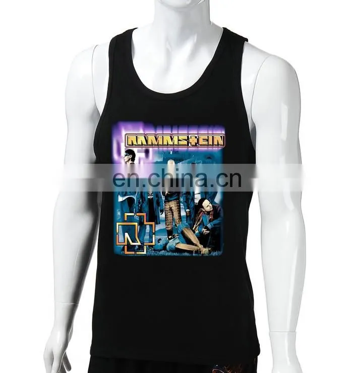 Rock band men's stringer singlet wholesale,singlet