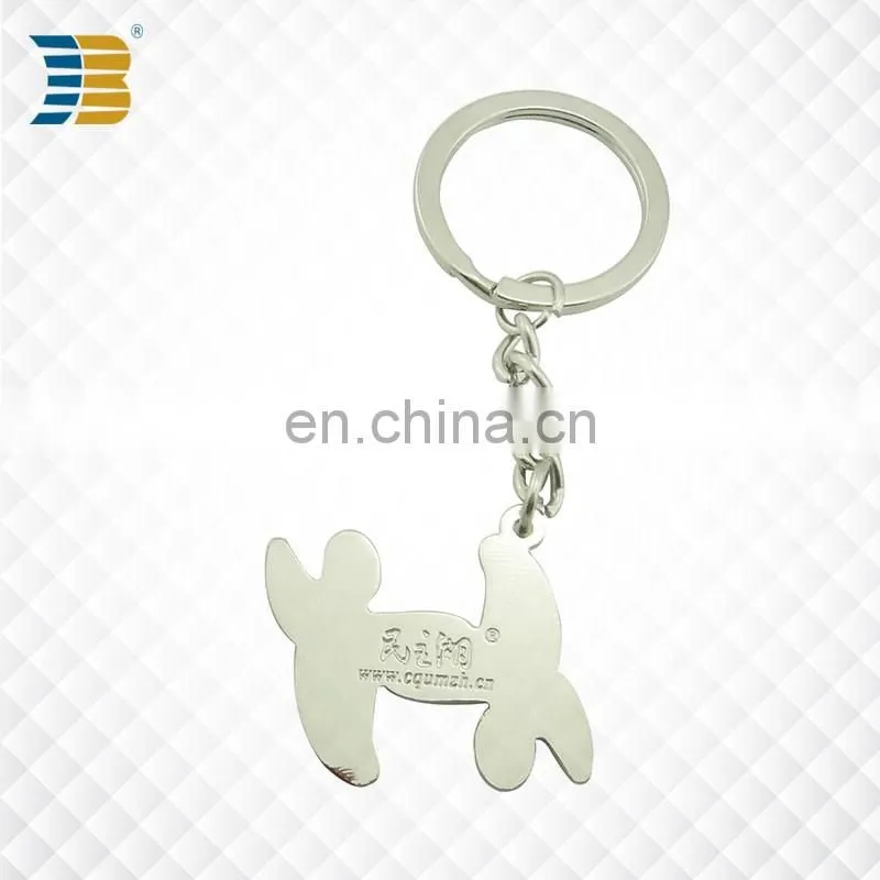 3D bird shape custom made metal enamel keychain