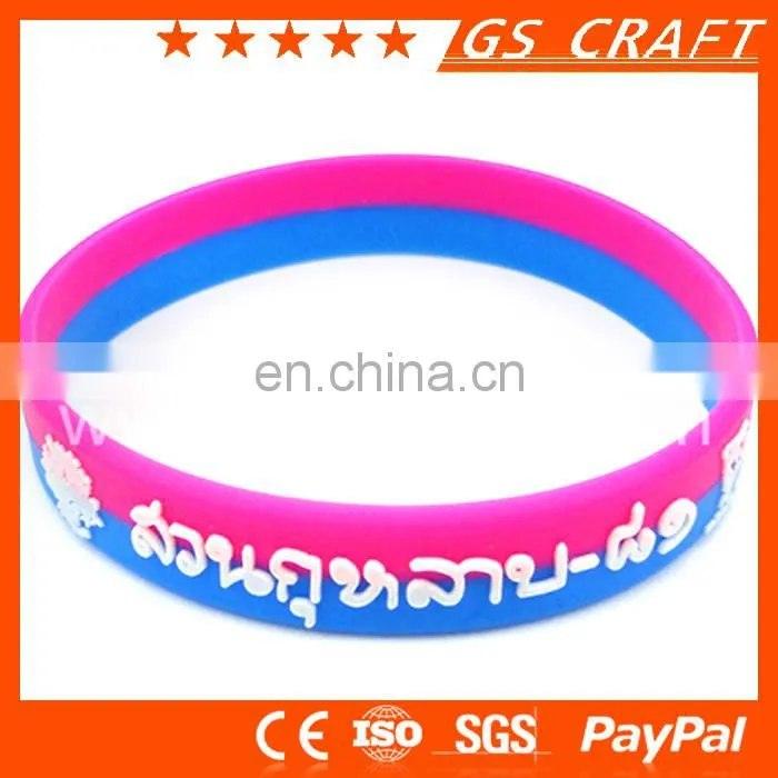 rubber wristband, promotional recycled silicone wristband