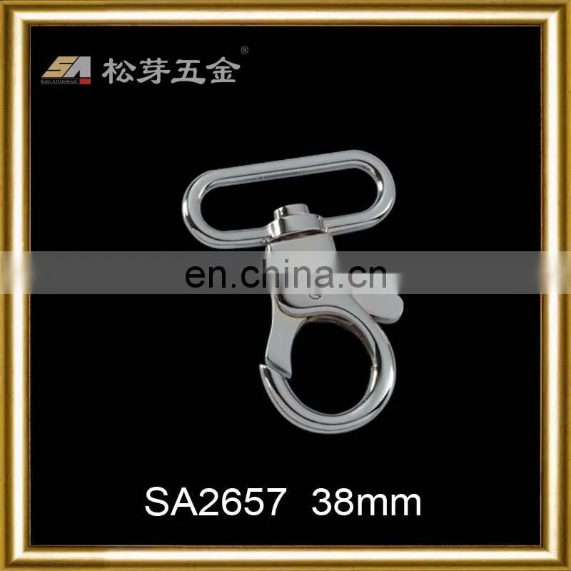 Design Custom Metal Mens Shoulder Bag Snap Hook, Bag Parts And Accessories With Good Quality