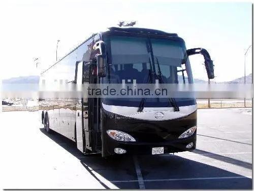 6x4 PK6137 aircraft luxury coach bus 61 seats SL