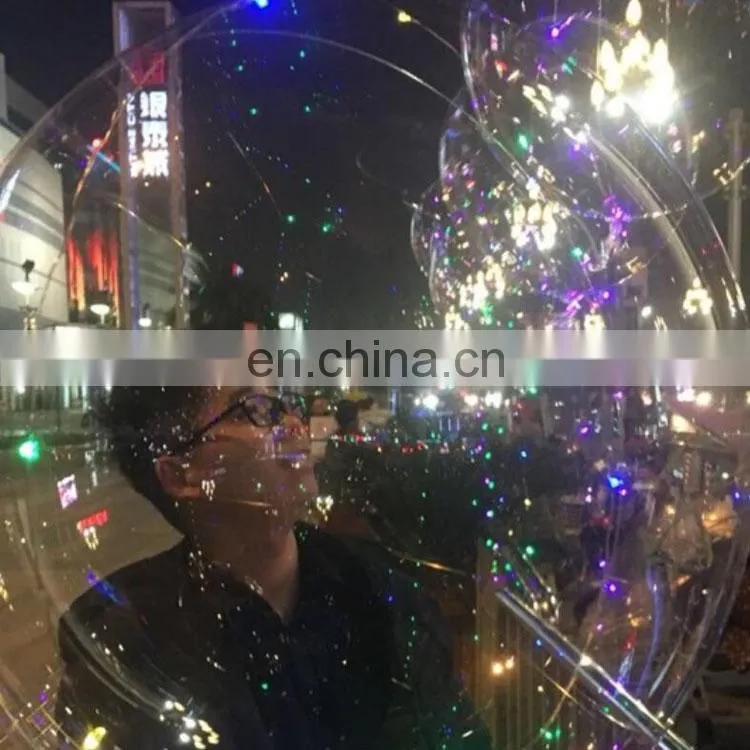 2019 Hot Sale New Products Clear Bobo Ball Colorful air Light String