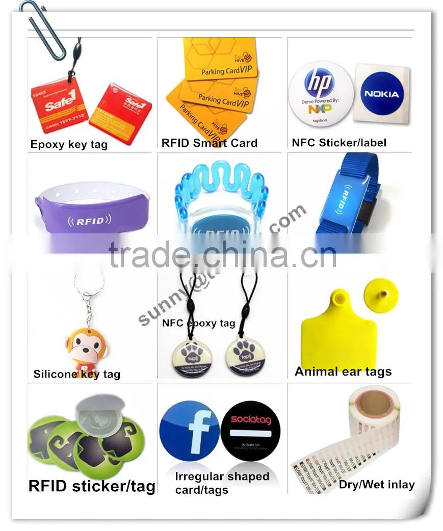 CR80 85.5*54mm transparent business cards / Standard inkjet pvc card