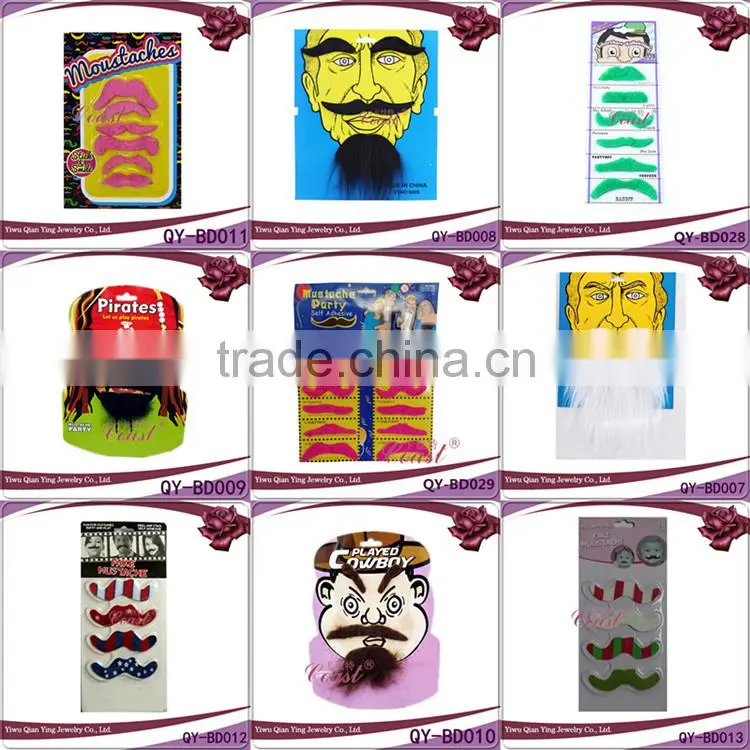 artificial fake big black beard for sale