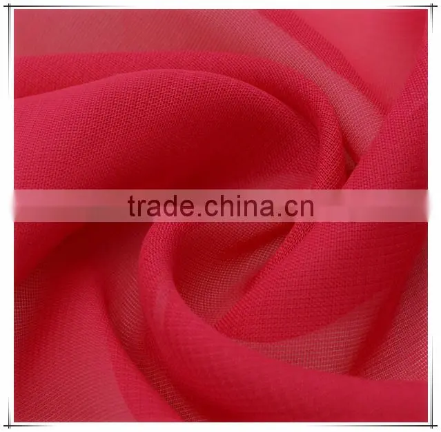 Top Products Hot Selling New 2015 Pure Georgette Woven Chiffon Fabric