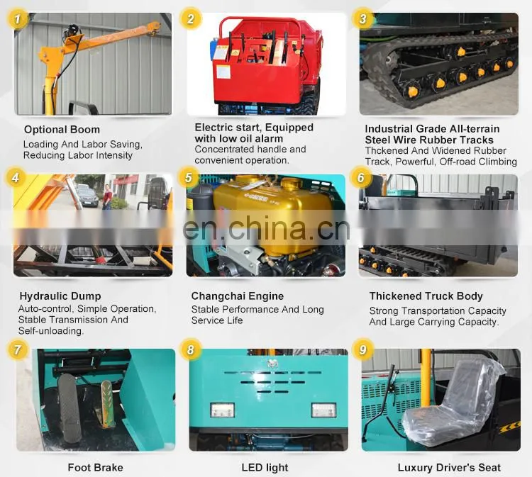 Hot selling farm dumper mini transporter garden manual mini dumper