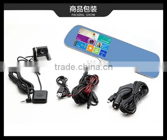 ultra-thin rearview mirror bluetooth handsfree car kit