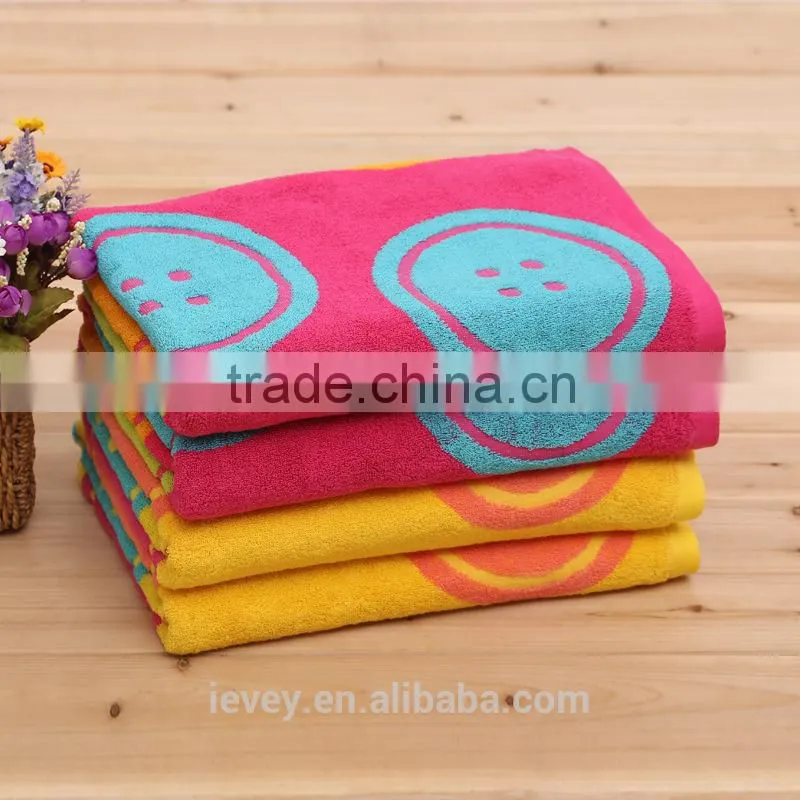 2015Luxury high quality hot sale cotton french terry fleece fabric for baby towel set 34*76 / 70*140cm