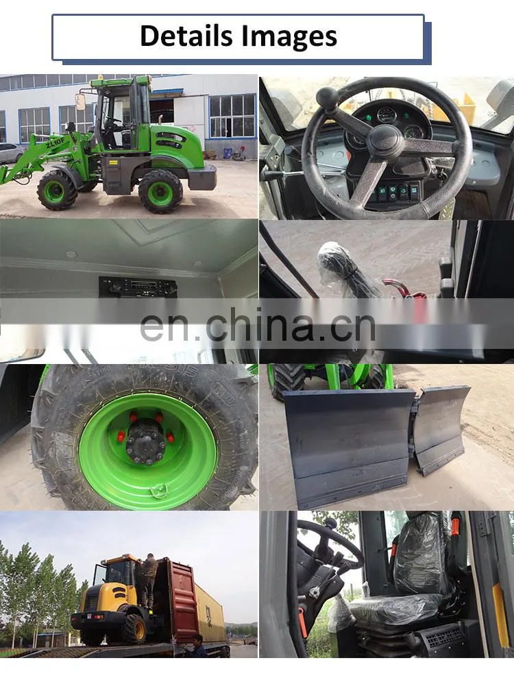China ZL10F mini wheel loader scoop mini front end loader for sale