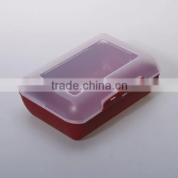 hot sale rectangle plastic lunch box for students