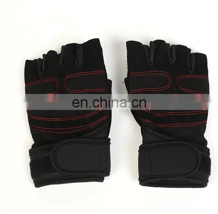 Neoprene bodybuilding sport fitness gloves exercise training gym gloves for men women