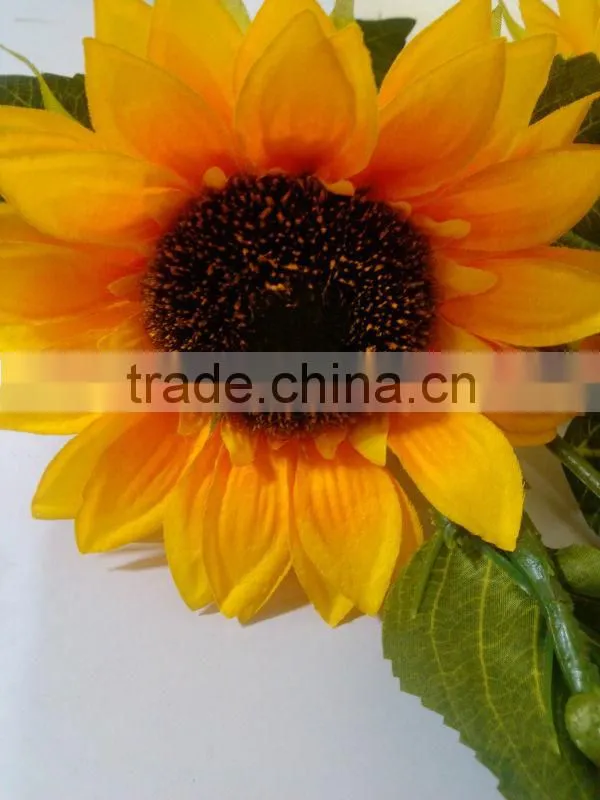 Artificial blossom sun flower