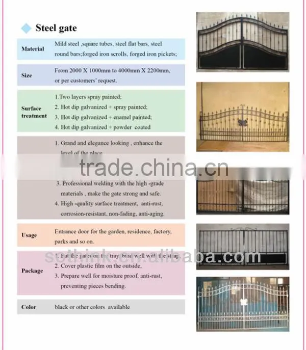 New Fashion front gate designs
