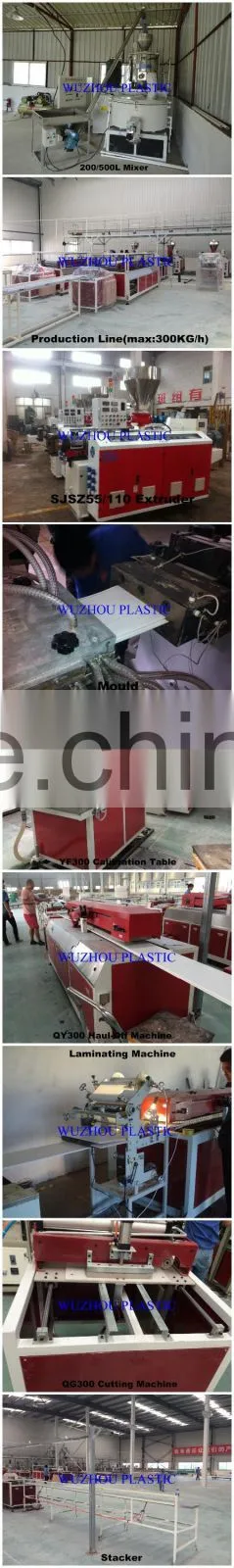 machine for produce pvc wall panel