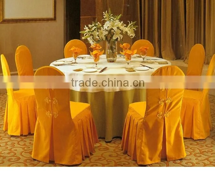 Polyester table cover fabric for wedding table and chair