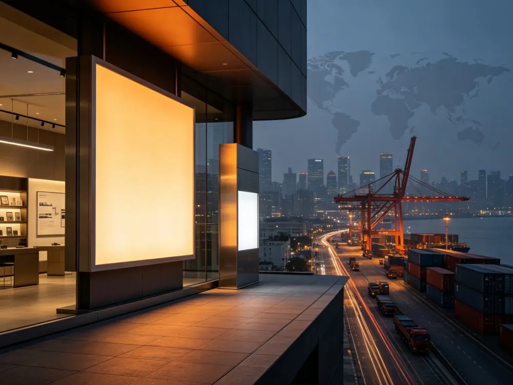 Why Global Buyers Source Commercial Light Boxes from China