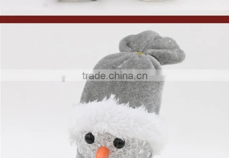 Flashing LED Snowman XMAS Tree Hanging Ornament Christmas Gift Light Up Toy Led Christmas Light