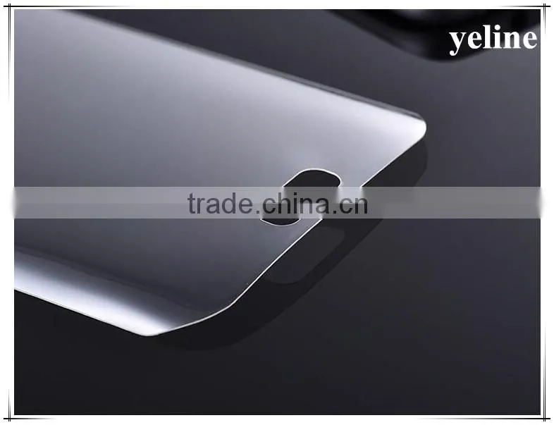 3D curved crystal tempered glass protector for samsung moblie phone galaxy s7 edge