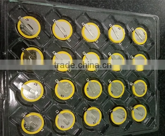 maxell cr2032 3V lithium battery with solder tabs