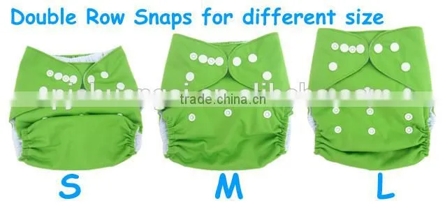 AnAnBaby Free Shipping Solid Color Breathable AIO Diapers