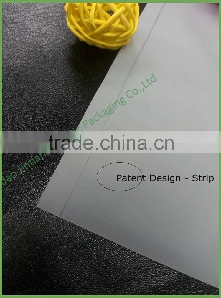Chinese Factory Customized HDPE Special patent Design 121 degree centigrade Transparent Medical Retort Pouch