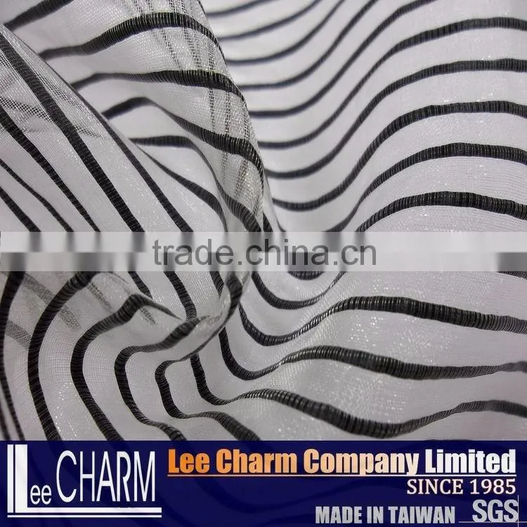 Black Polyester Turkish Turkey Curtain Fabric