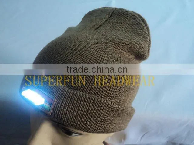 keeping warm led knitted caps