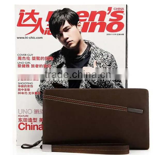 2016 newest style wallet men's Clutch bag card-slot pu leather cell mobile phone case