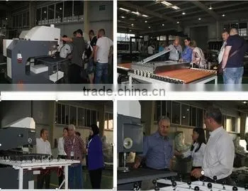straight- line miter edger for glass