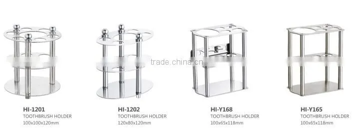 stainless steel table toothbrush holder