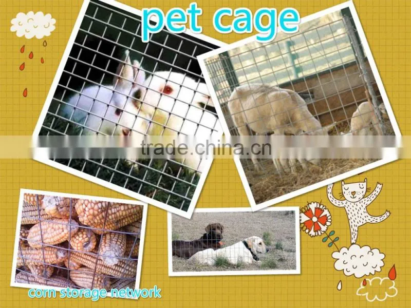 2015 ISO certification hot dipped galvanized welded wire mesh fence