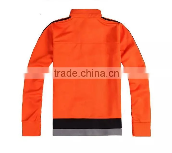 Wholesale Custom blank long sleeve soccer jersey football jacket long bomber jacket