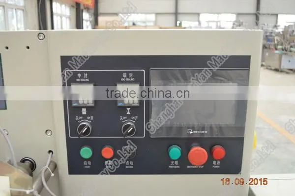 Colorful Touch Screen Horizontal Flow laundry Soap Packing wrapping Machinery Shanghai Manufacturer Price