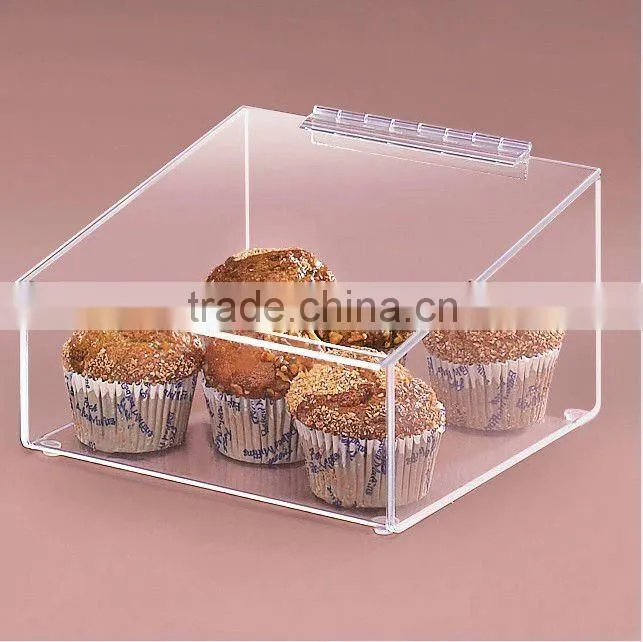 plastic clear bread container pastry storage with lid