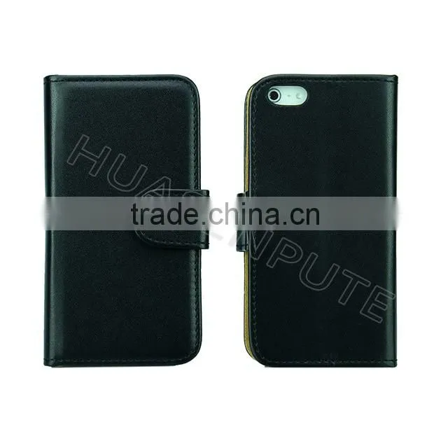 2016 Hot Selling Wallet Case Fip Leather Case With Card Holder For iPhone 5/5s