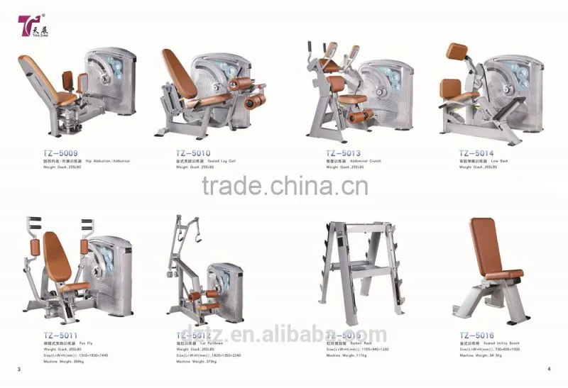 TZ-5026 Gym Fitness Equipment /CE Certificate/ Adjustable Hip Extension