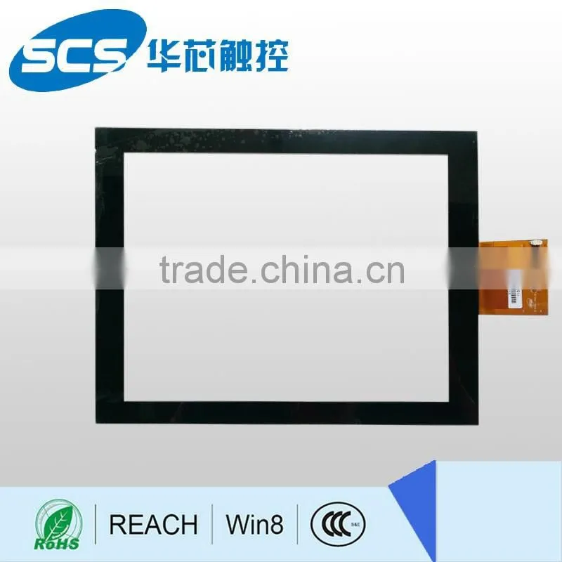 Projected-capacitive touch panel with 10 points multi-touch