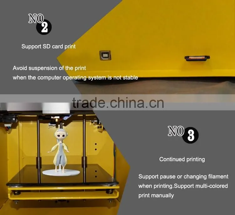 HORI M2 3d colorful stereo printer 3d metal printer 3d small printer