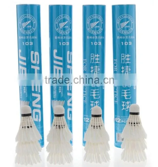 Good Quality Goose Feather Cheap Shuttlecock Badminton