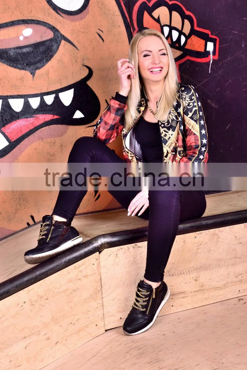 printed stylish winter jackets for women