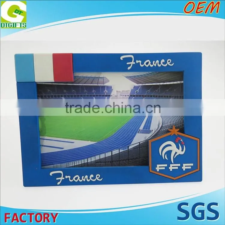 3D Customized logo football club world cup MAGNETIC 2"X3" Photo Frame