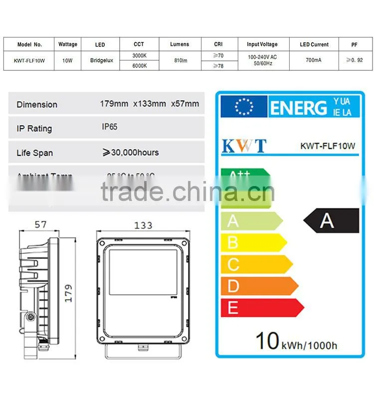 High power super bright IP65 20w led flood light