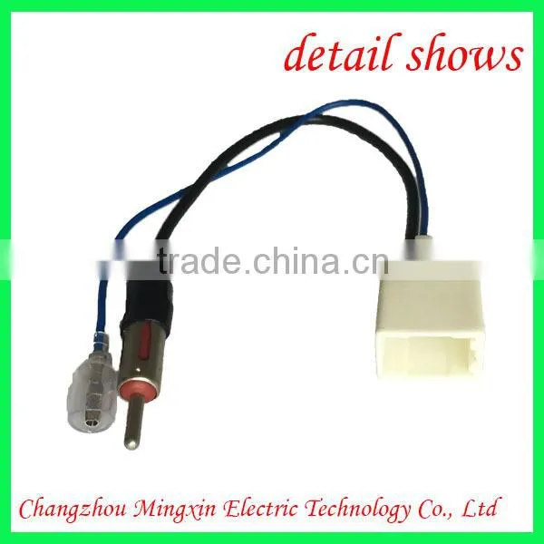 New Electric Auto Accessory Port Two Cables car radio/tv antenna adapter cable connector